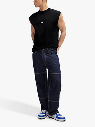 HUGO Navertz Short Sleeve T-Shirt, Black