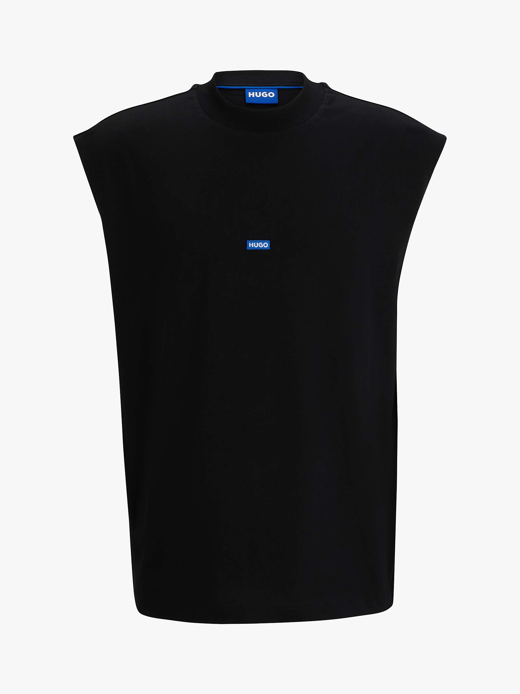Buy HUGO Navertz Short Sleeve T-Shirt, Black Online at johnlewis.com