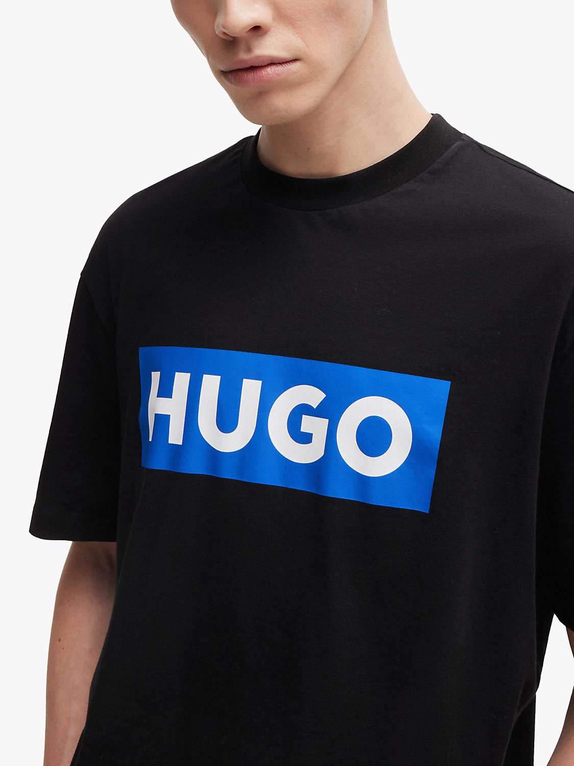 Buy HUGO Nico Logo Print T-Shirt Online at johnlewis.com