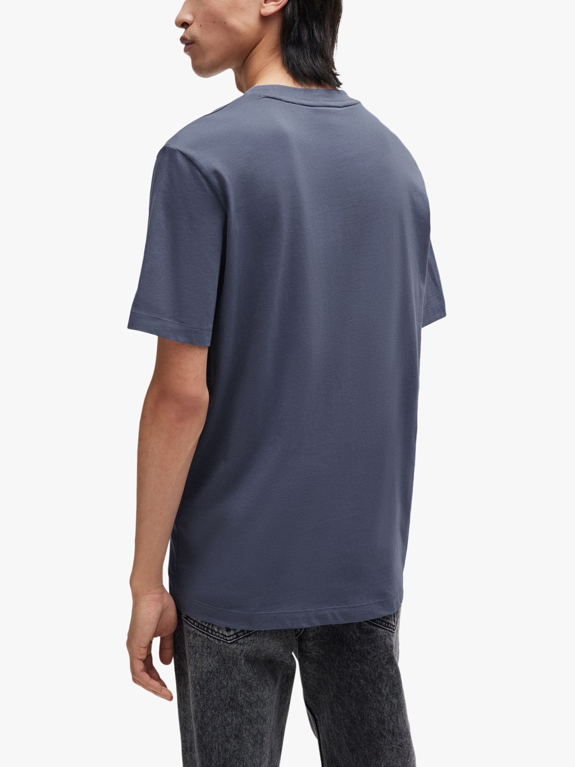 HUGO Dasko 462 Short Sleeve T-Shirt, Blue, XL