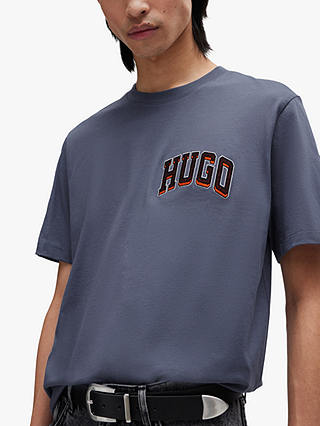 HUGO Dasko 462 Short Sleeve T-Shirt, Blue