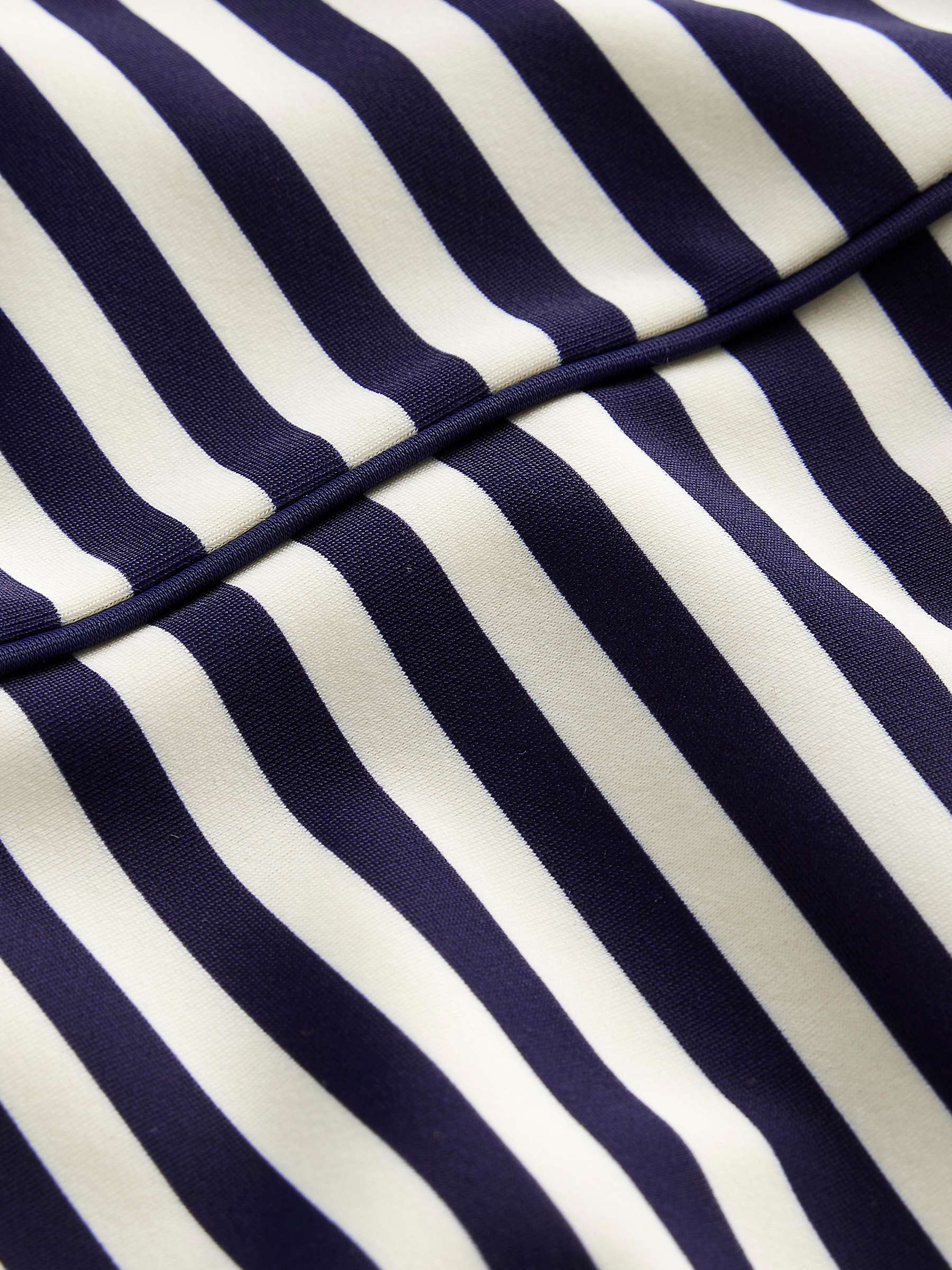 Buy Boden Striped Underwired Swimsuit, Navy/Ivory Online at johnlewis.com