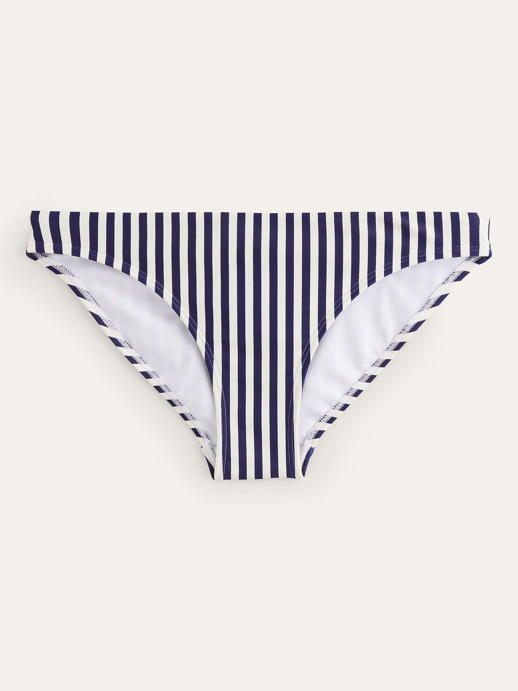 Buy Boden Classic Stripe Bikini Bottoms, Navy/Ivory Online at johnlewis.com