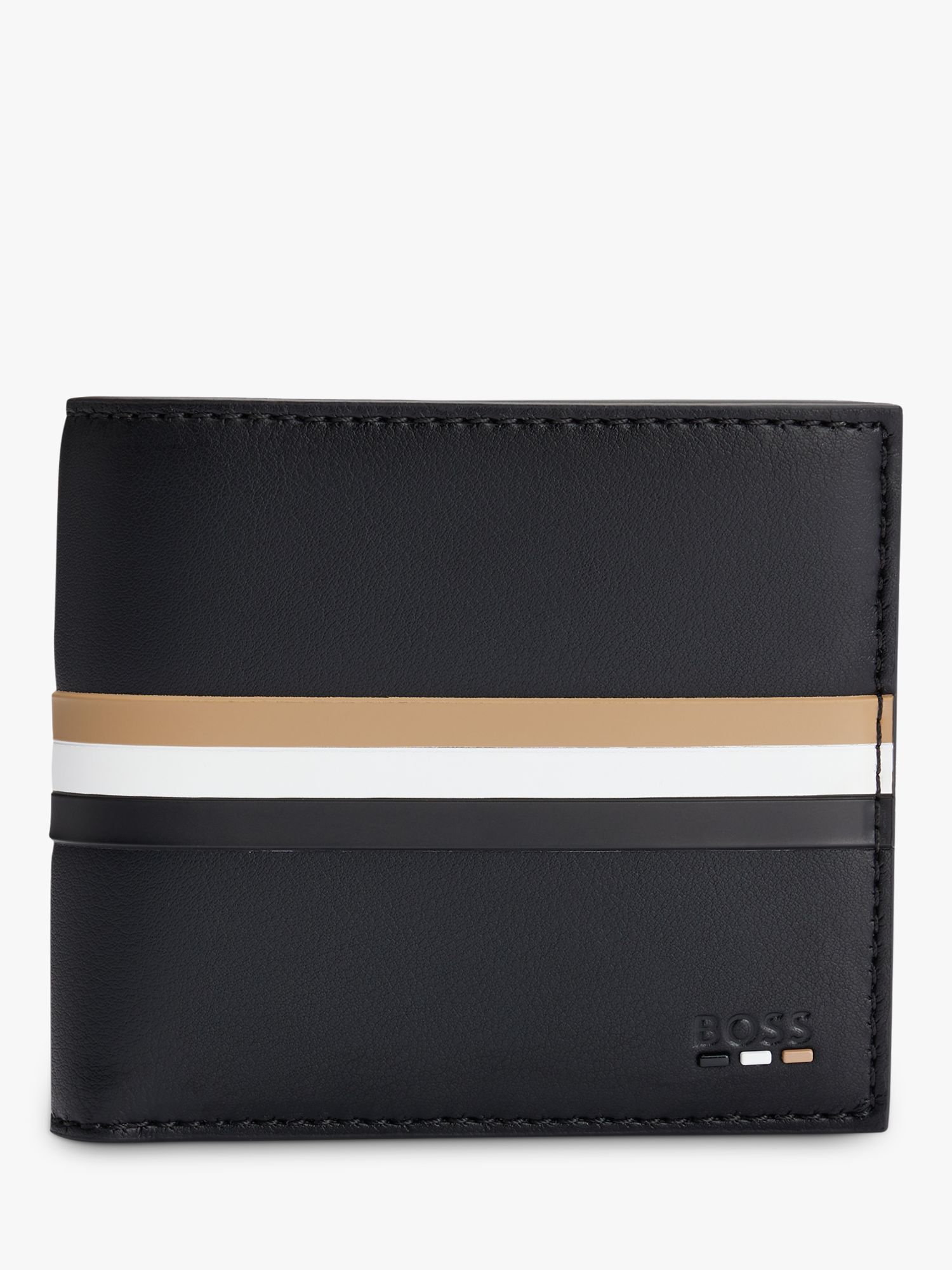 BOSS Faux Leather Signature Stripe Wallet