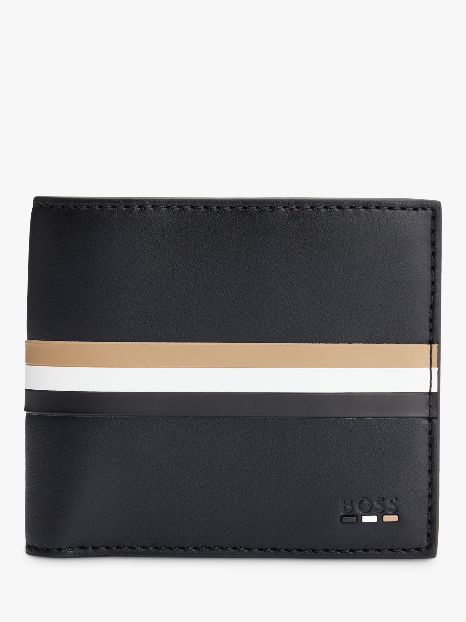 BOSS Ray Faux Leather Siganture Stripe Wallet