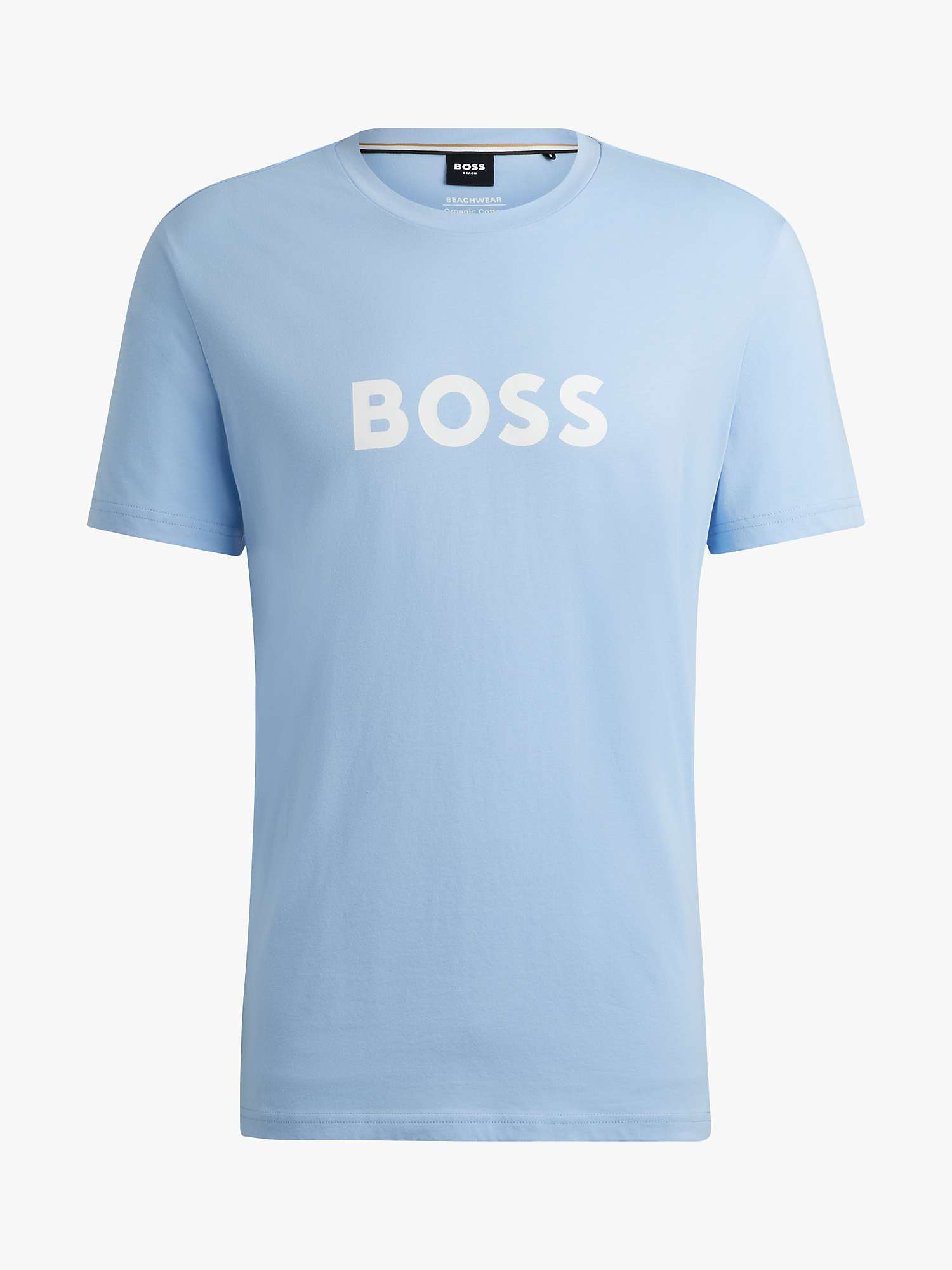 Buy BOSS Regular Fit T-Shirt, Pastel Blue Online at johnlewis.com