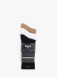 HUGO BOSS Rib College Socks, Pack of 3