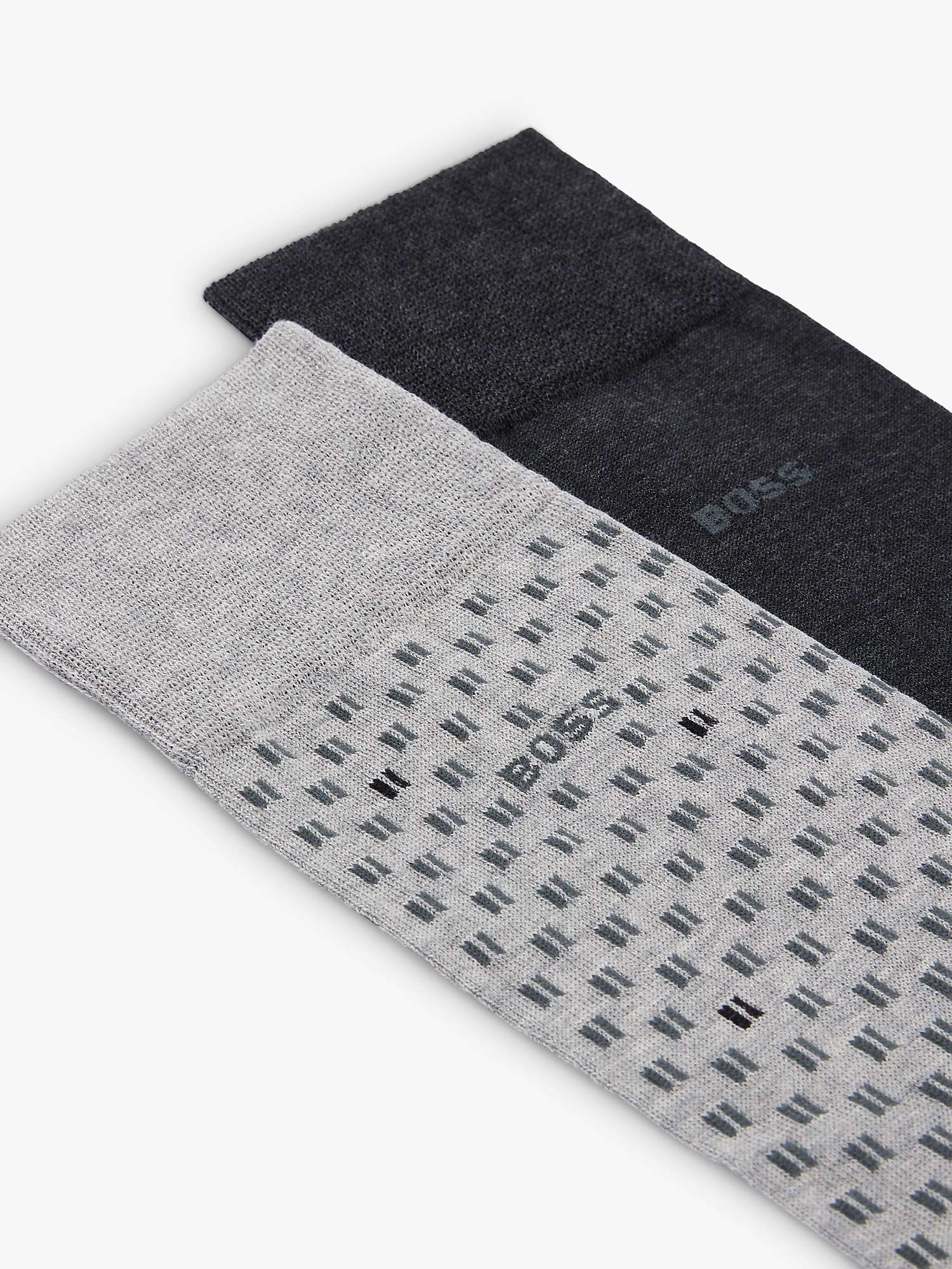 Buy HUGO BOSS Mini Tile Socks, Pack of 2 Online at johnlewis.com