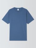 John Lewis Supima Cotton Jersey Crew Neck T-Shirt, Bijou Blue