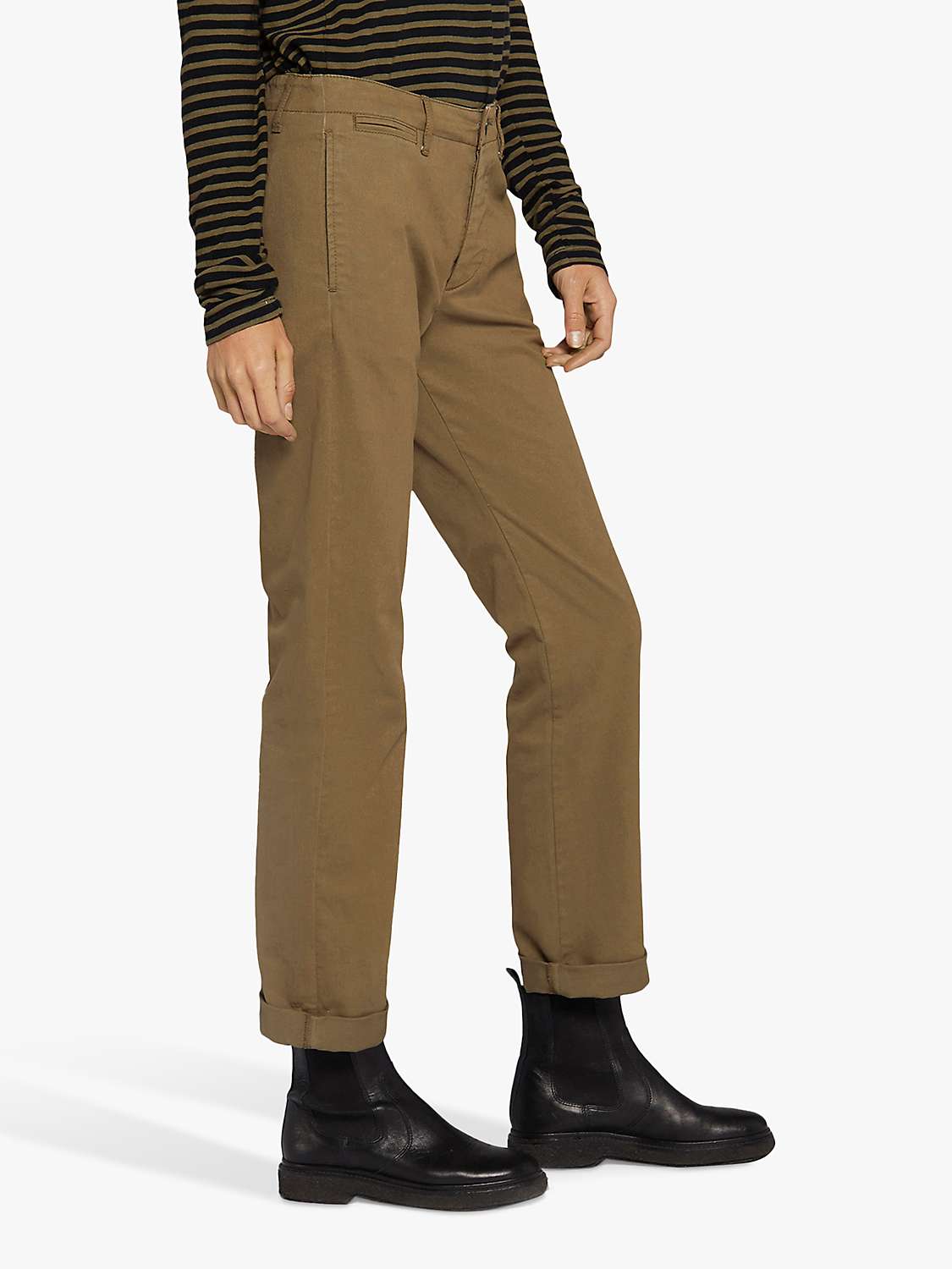 Buy Current/Elliott The Captain Chino Trousers Online at johnlewis.com
