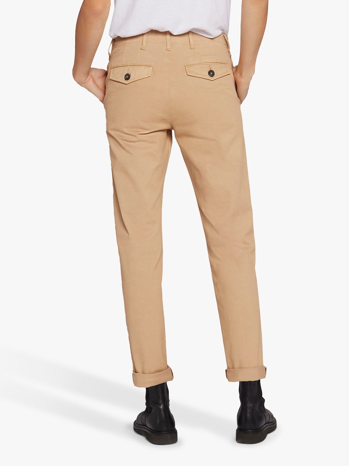 Current/Elliott The Captain Chino Trousers, Sand, W23/L27