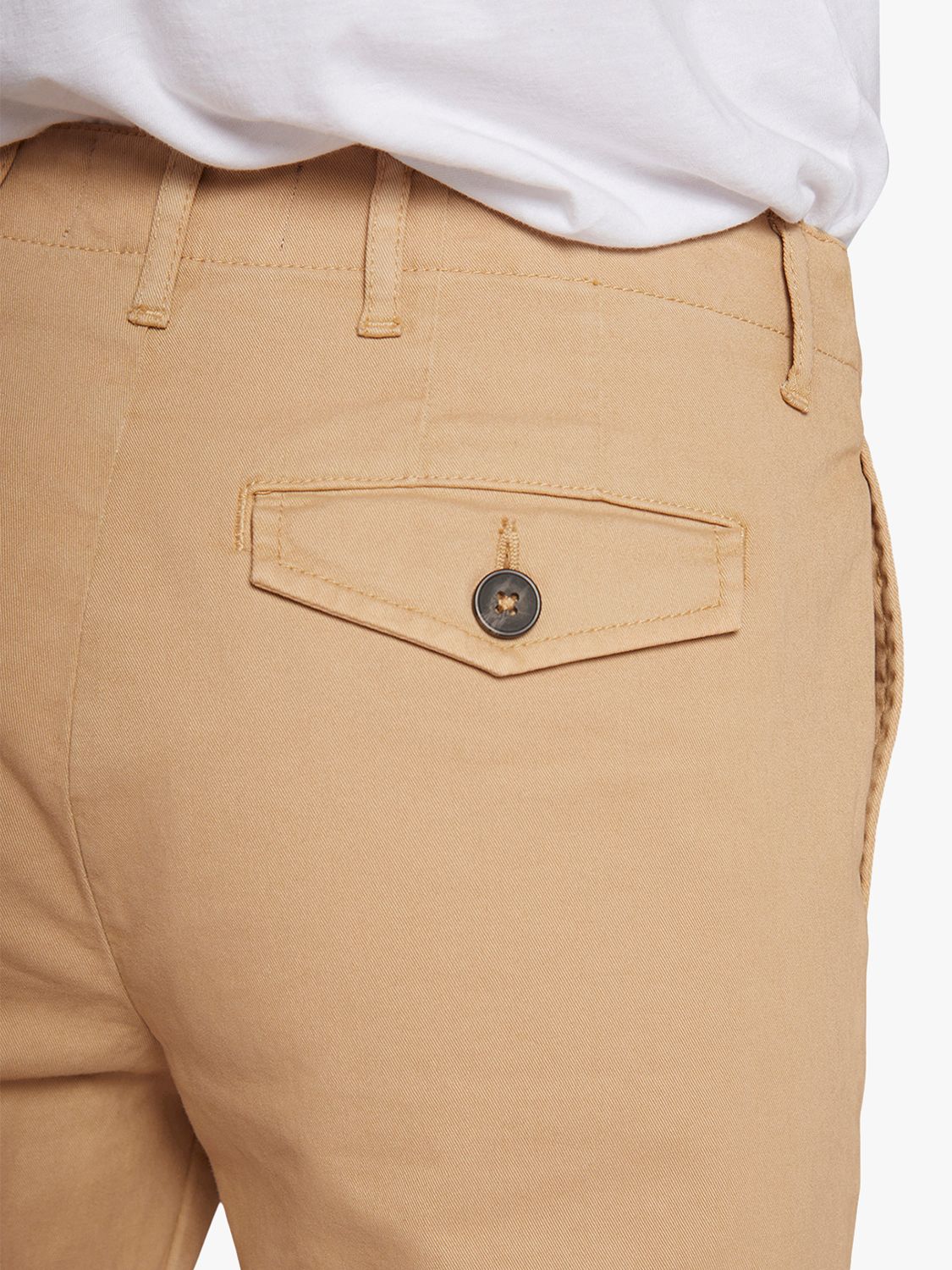 Current/Elliott The Captain Chino Trousers, Sand, W23/L27