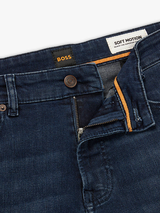 BOSS Maine Regular Fit Jeans, Navy