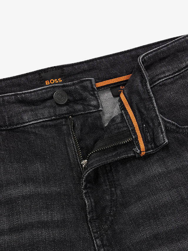 BOSS Maine Regular Fit Jeans, Charcoal