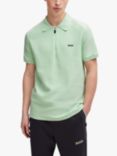 BOSS Zayno 388 Mesh Knit Polo Shirt, Green