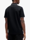 BOSS Passertip 001 Short Sleeve Polo Shirt, Black, Black