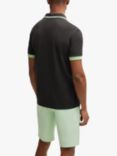 BOSS Paddy 016 Short Sleeve Polo Shirt, Charcoal, Charcoal