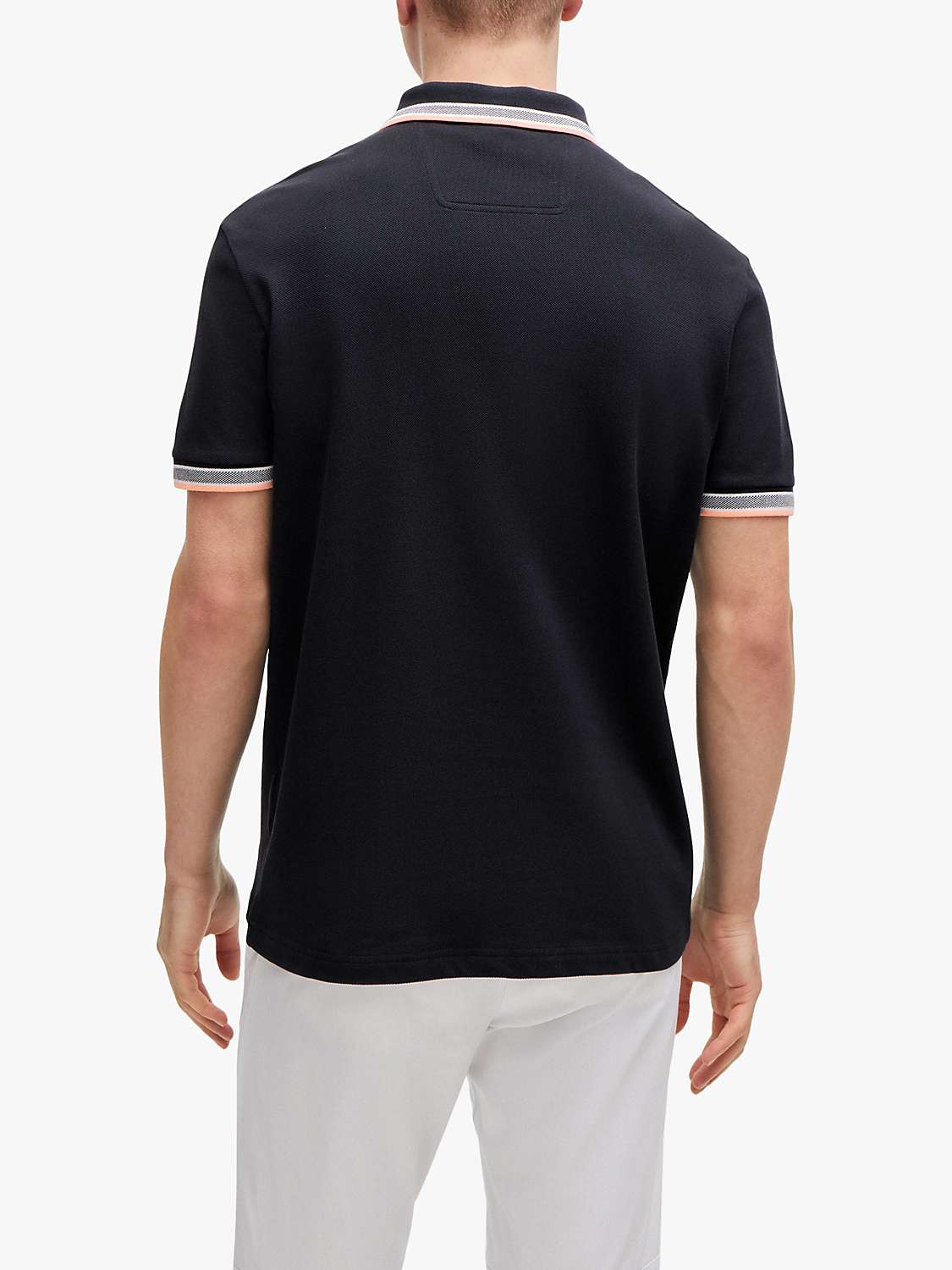 Buy BOSS Paddy Polo Shirt, Black Online at johnlewis.com
