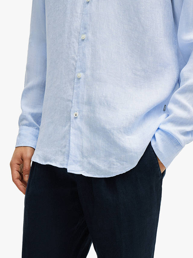 BOSS Liam Long Sleeve Shirt, Pastel Blue