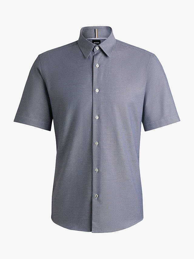 BOSS Liam Regular Fit Shirt, Navy