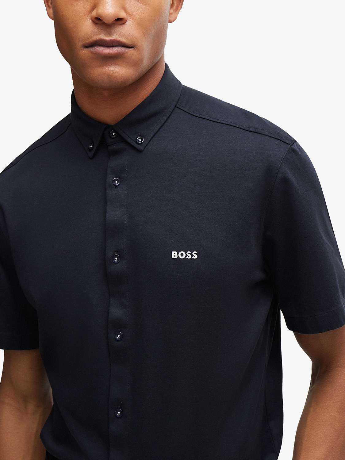 Buy BOSS Cotton Motion Jersey Shirt Online at johnlewis.com