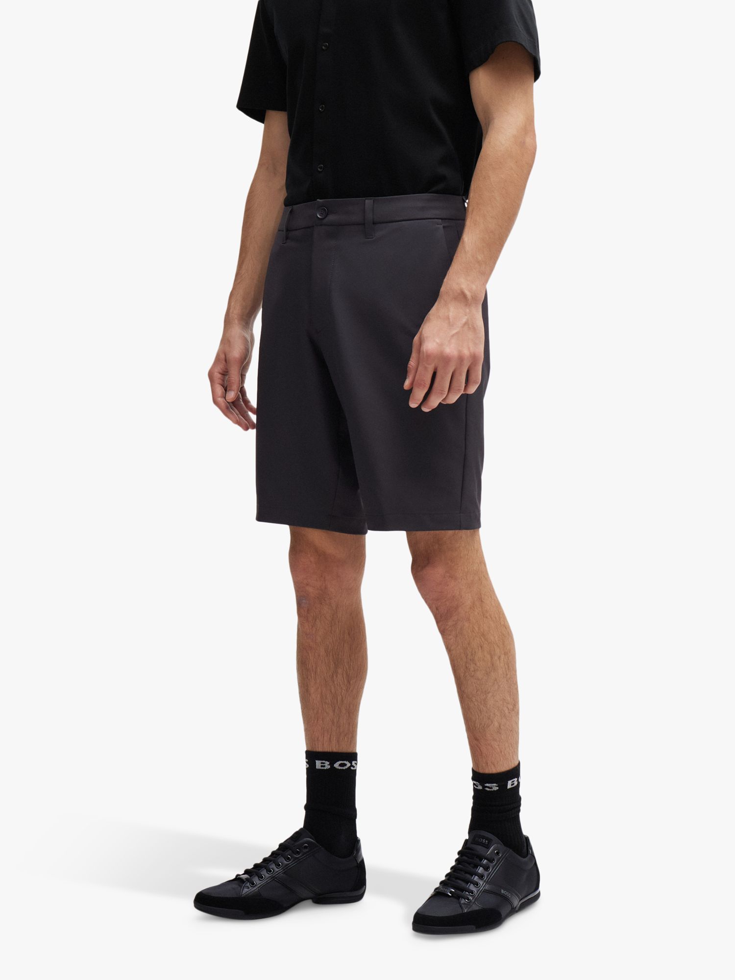 BOSS Commuter Shorts, Charcoal, 42R