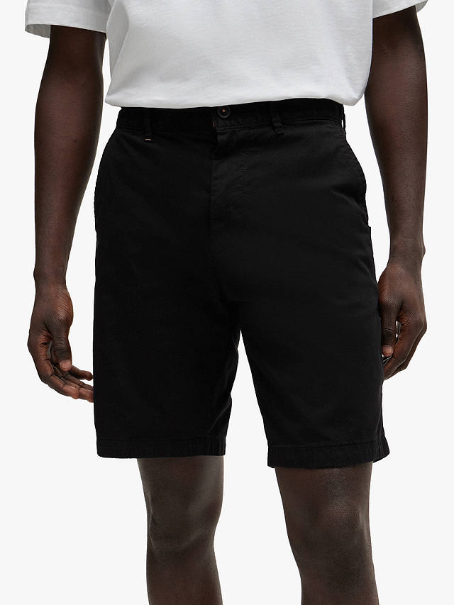 BOSS Slim Fit Chino Shorts, Black