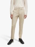 BOSS Commuter Slim Fit Trousers, Medium Beige