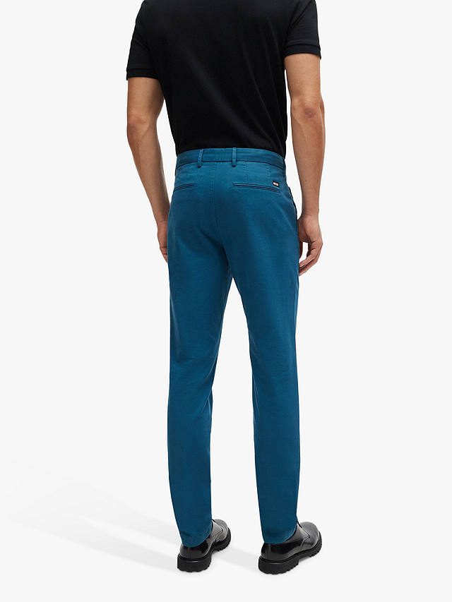 BOSS Kaito Slim Fit Trousers, Blue
