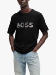 BOSS Regular Fit Lightweight T-Shirt, Black