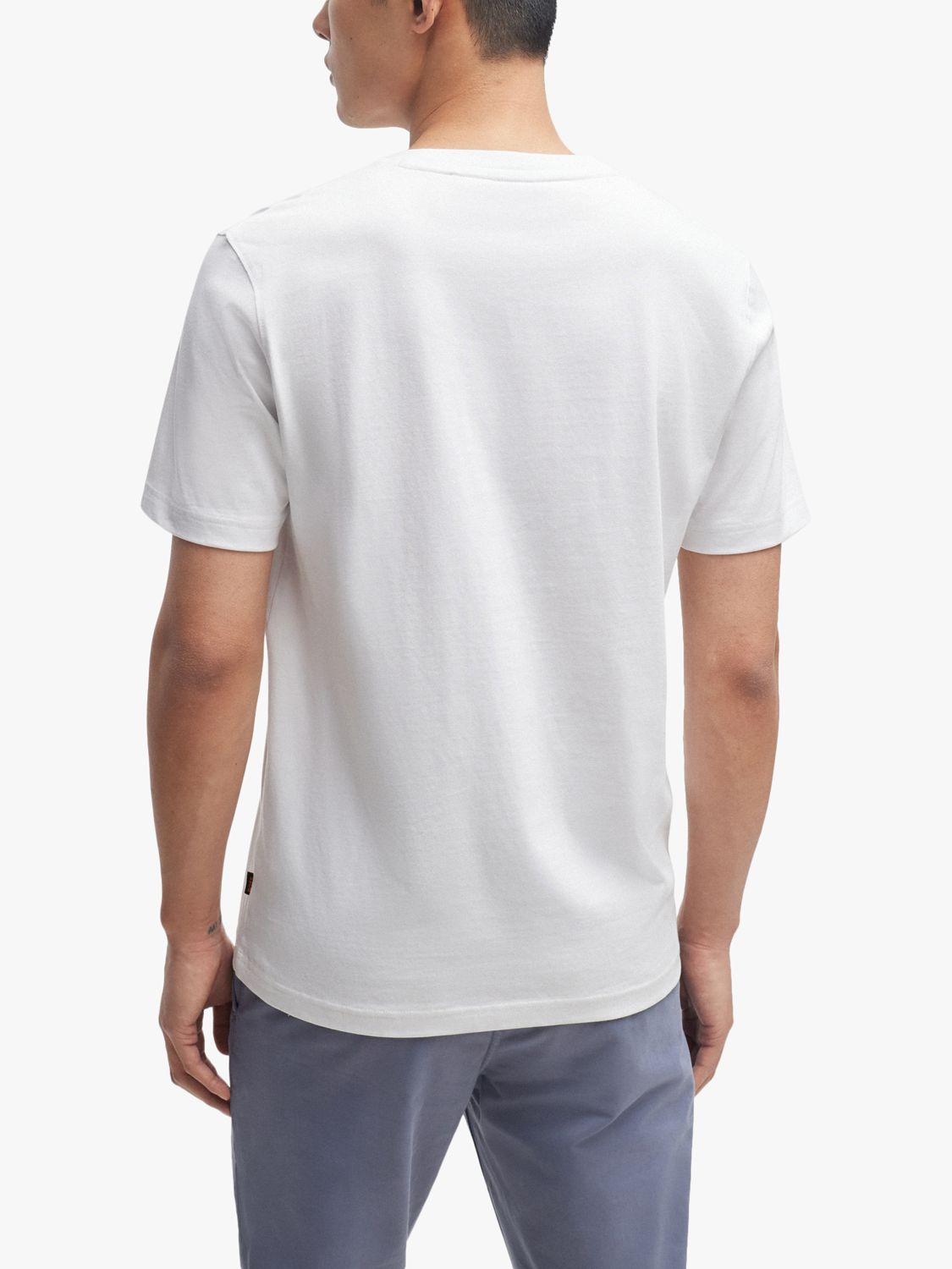 BOSS Tucan Cotton T-Shirt, White, M