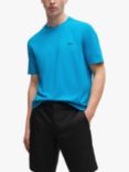 BOSS Short Sleeve Logo T-Shirt, Turquoise/Aqua, Turquoise/Aqua