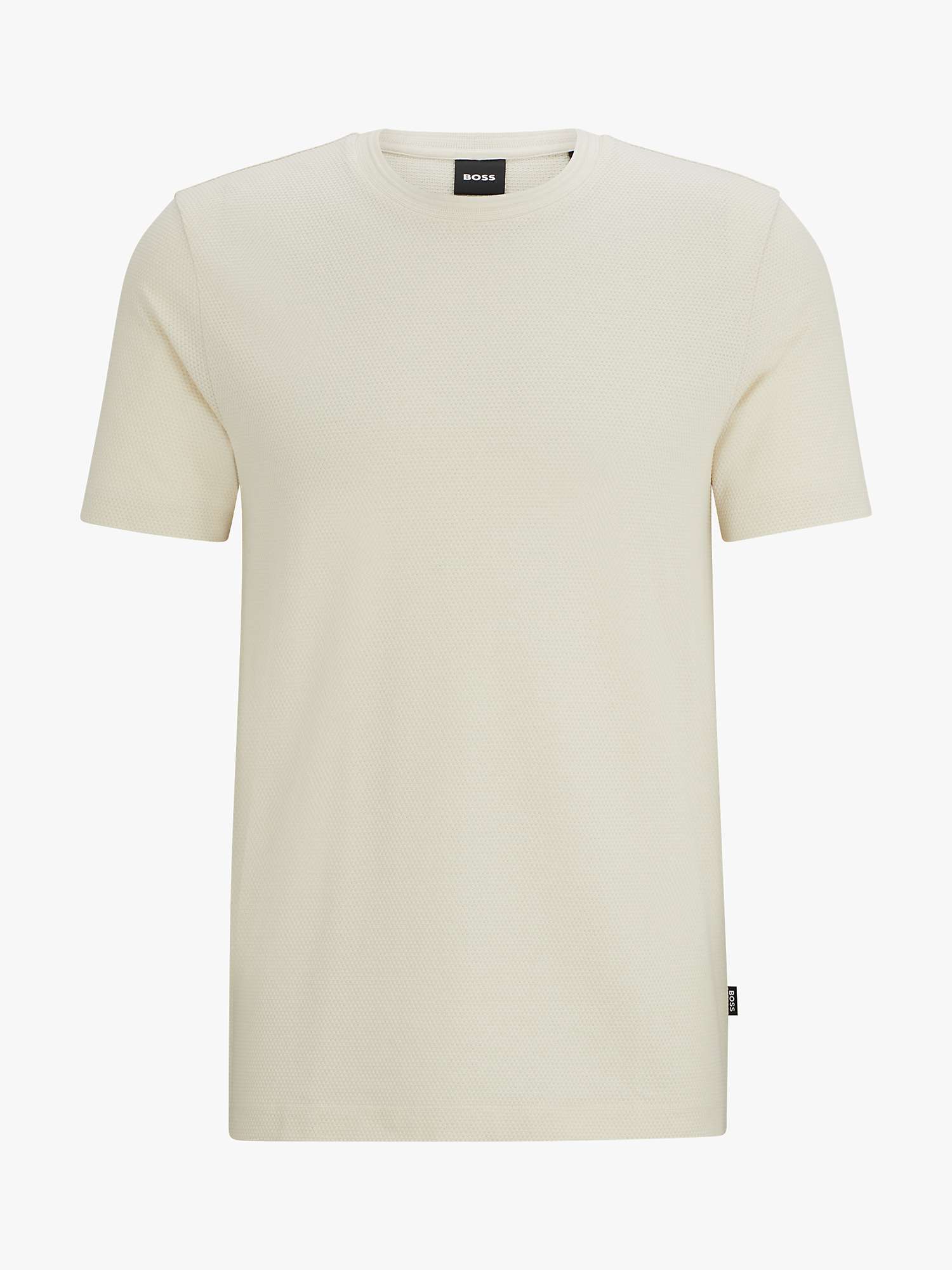 Buy BOSS Tiburt Textured T-Shirt Online at johnlewis.com