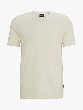 BOSS Tiburt Textured T-Shirt, Open White