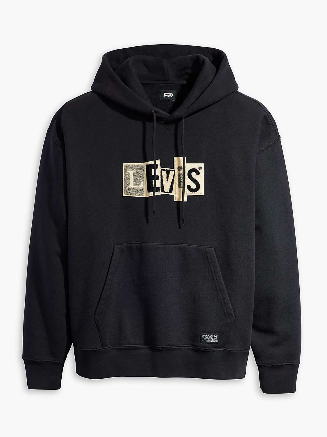 Buy Levi's Skate Hoodie, Black Online at johnlewis.com