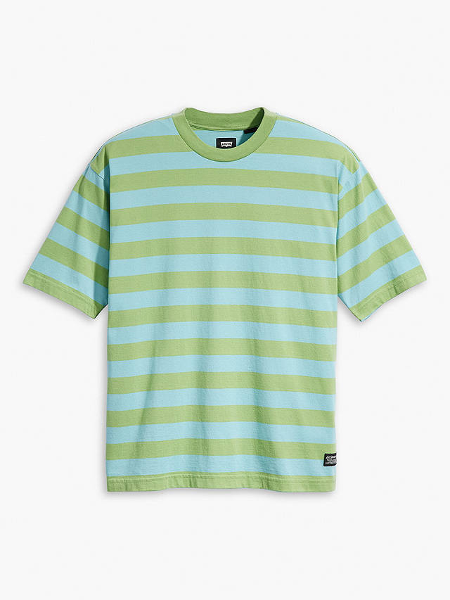 Levi's Skate Small Stripe Graph T-Shirt, Blue/Grey