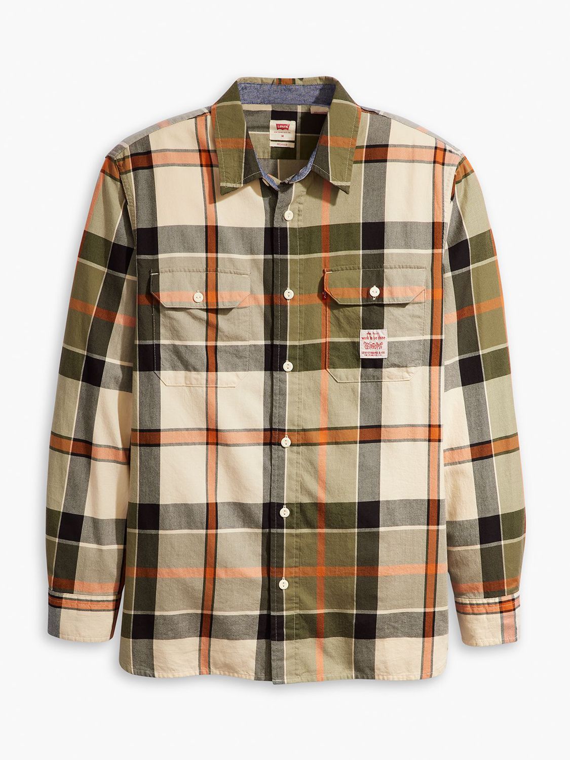 Levi's Classic Relaxed Fit Worker Shirt, Multi, M
