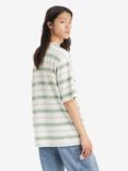 Levi's Short Sleeve Stripe Workwear T-Shirt, Grey/Multi