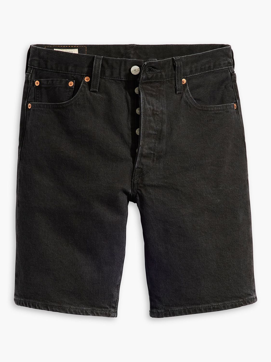 Levi's 501 Original Denim Shorts, Black Accord Short, 34R
