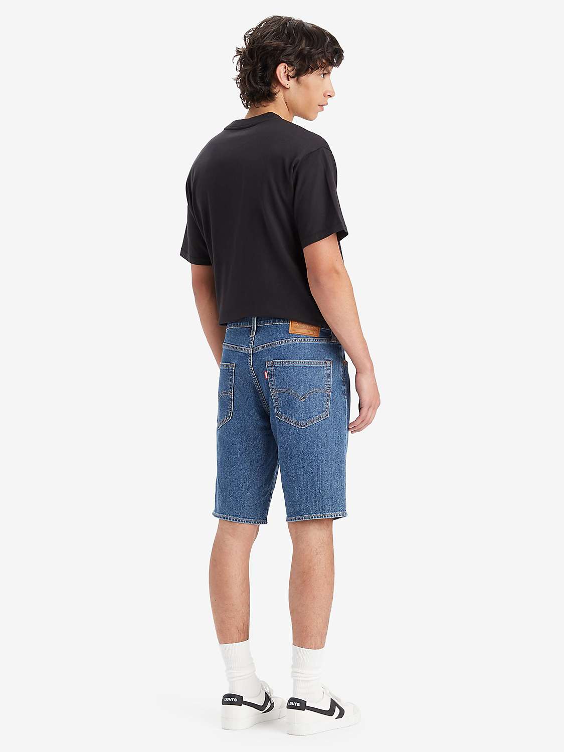 Buy Levi's 405 Standard Denim Shorts, Blue Core Cool Short Online at johnlewis.com