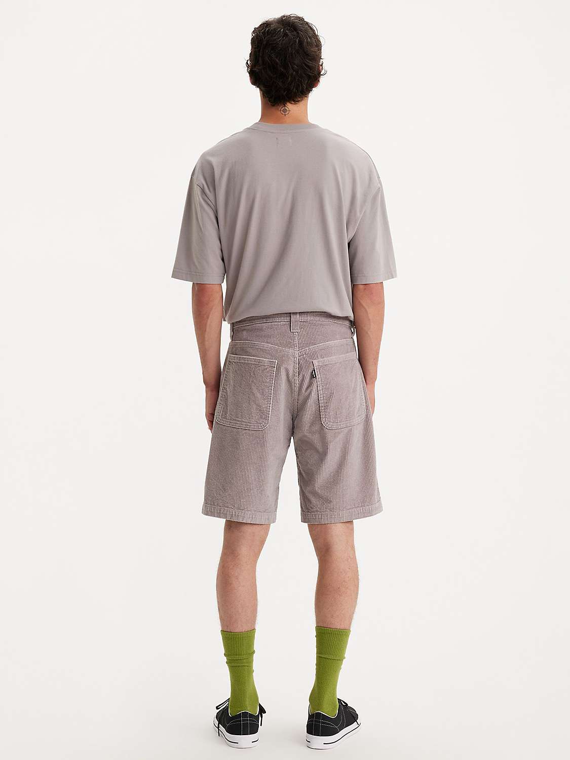 Buy Levi's Skate Drop Shorts, Grey Online at johnlewis.com