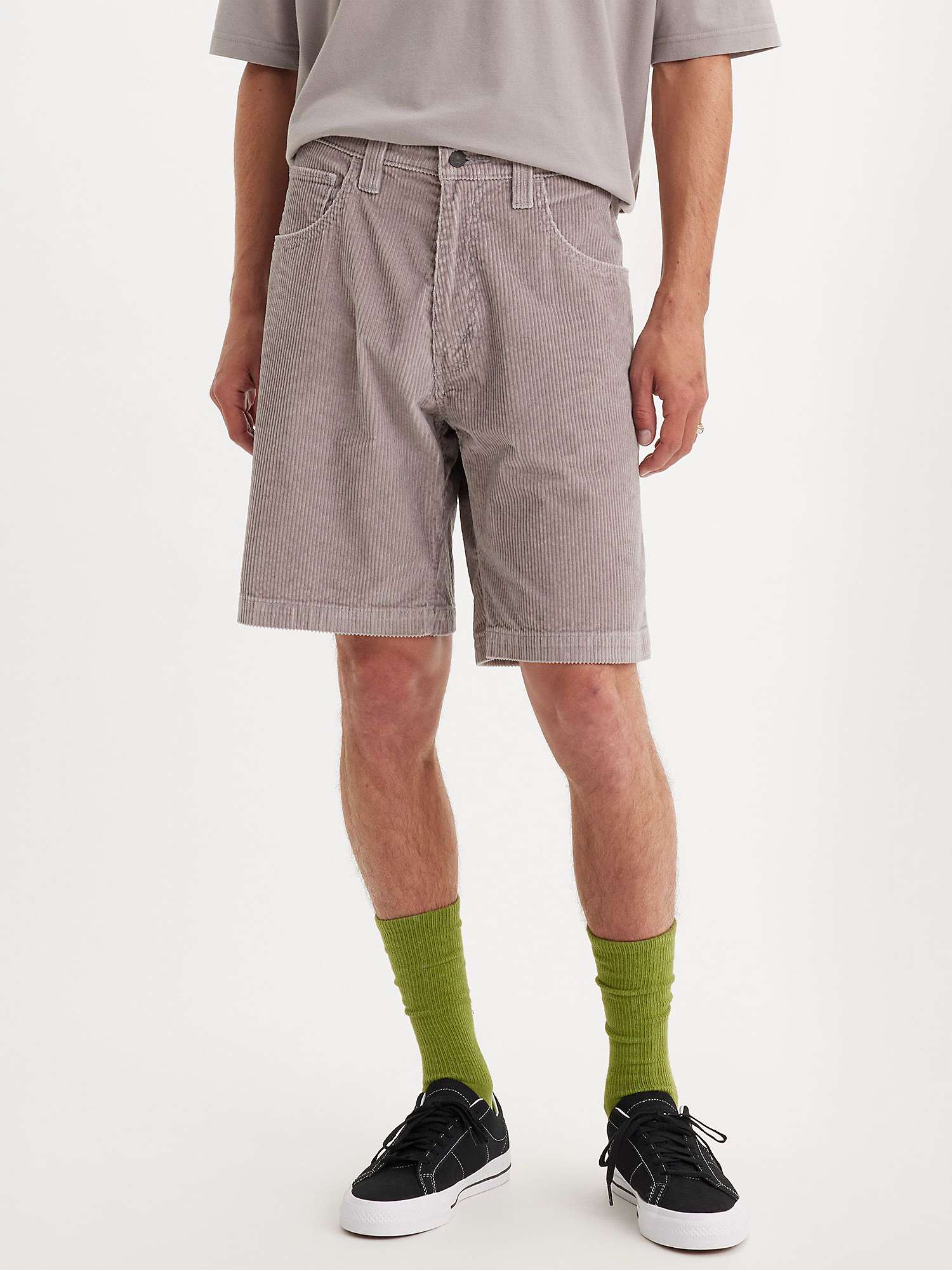Buy Levi's Skate Drop Shorts, Grey Online at johnlewis.com
