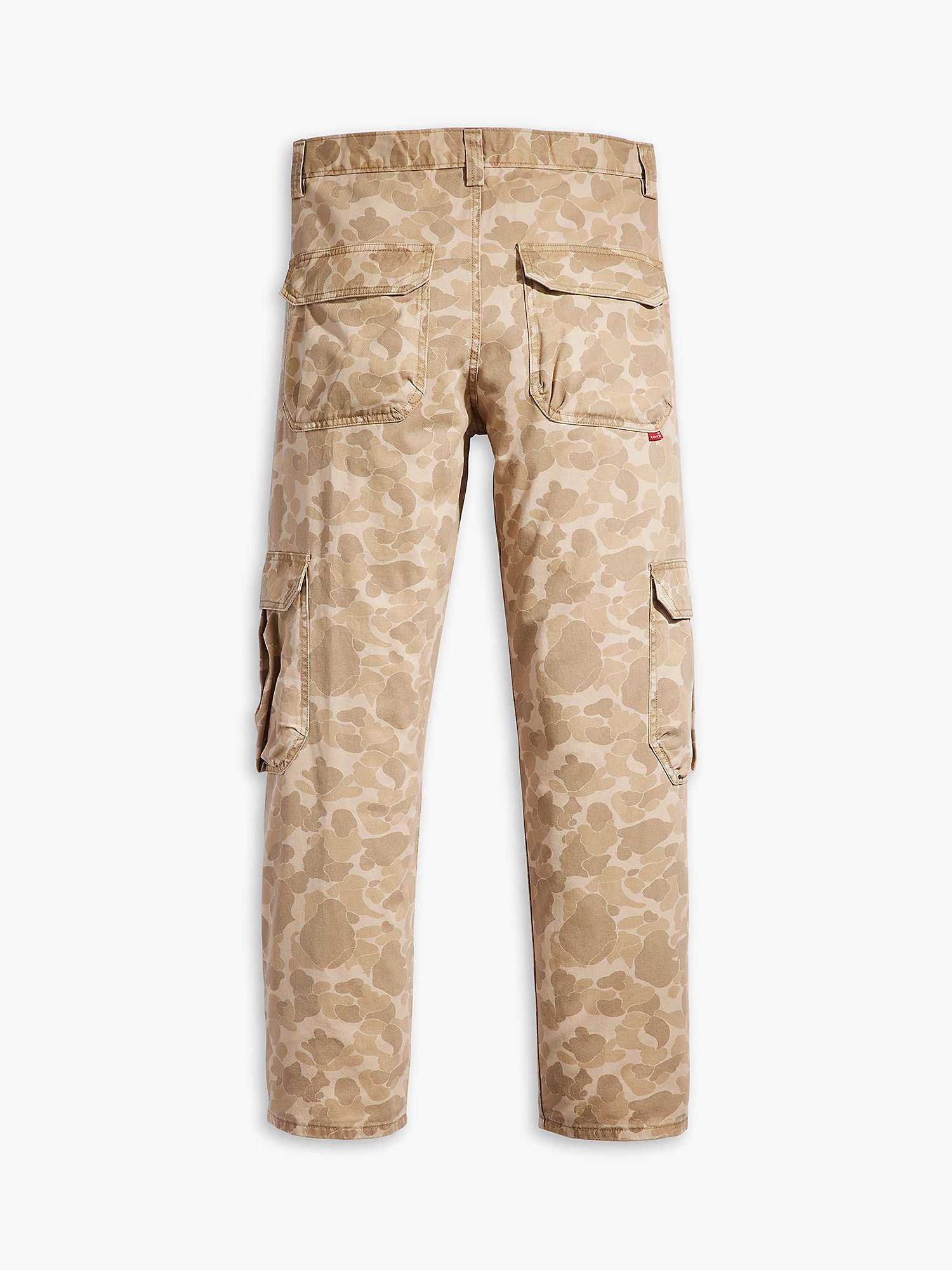 Buy Levi's Stay Loose Cargo Trousers, Green/Multi Online at johnlewis.com