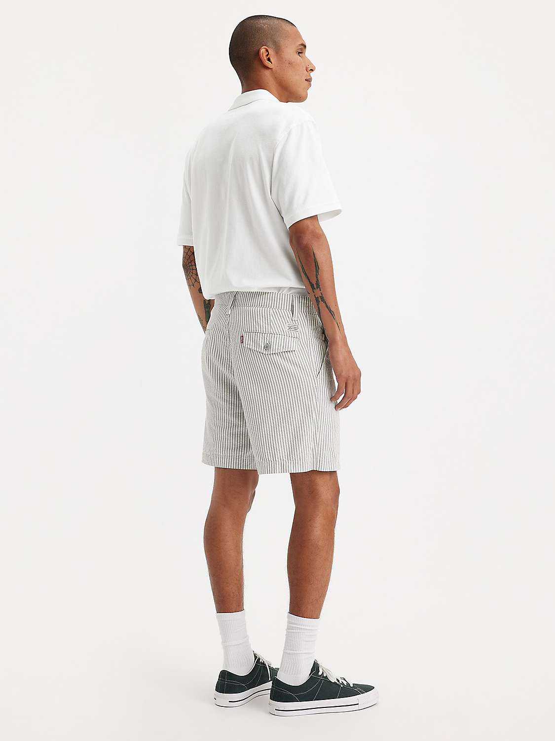 Buy Levi's XX Chino Authentic Marlon Stripe Shorts, Multi Online at johnlewis.com