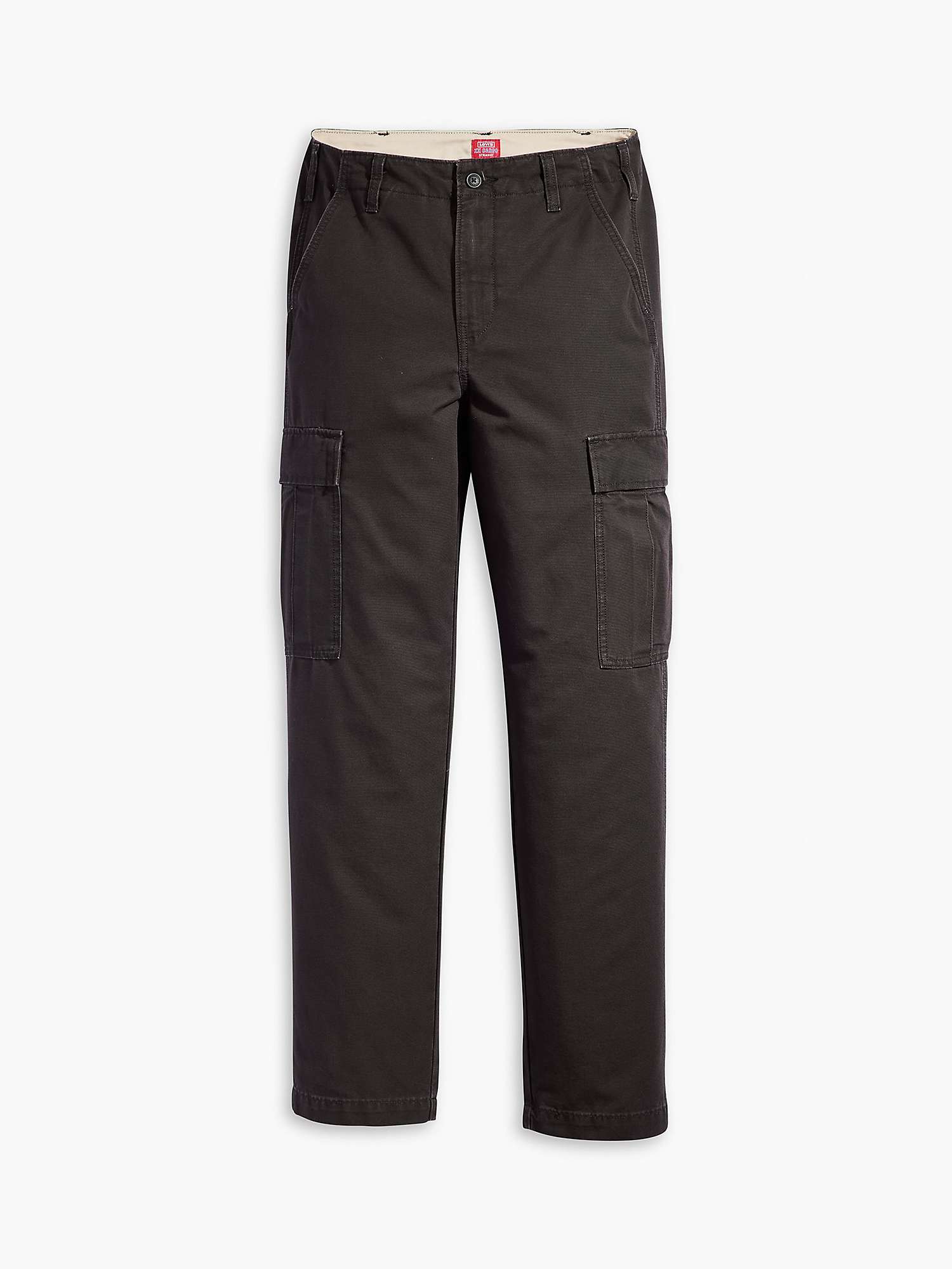 Buy Levi's XX Straight Fit Cargo Trousers, Meteorite Canvas Online at johnlewis.com