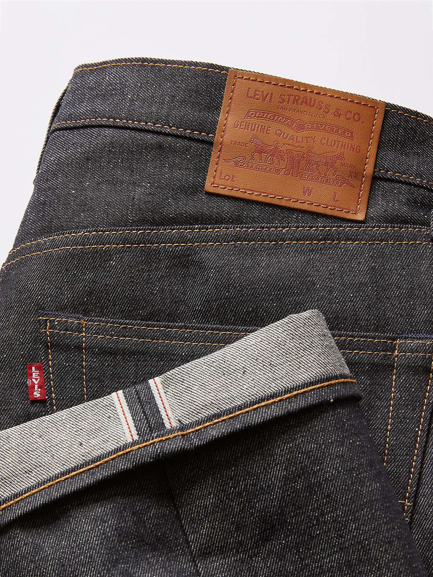 Buy Levi's 501 Original Straight Leg Jeans, Blue Online at johnlewis.com