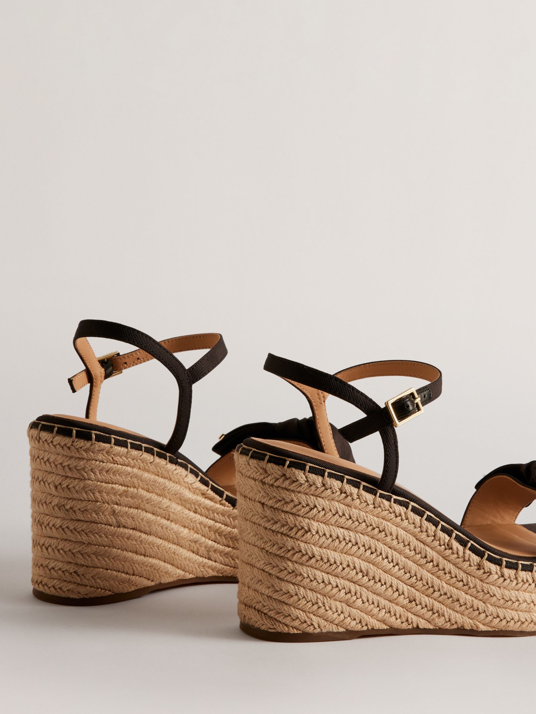 Buy Ted Baker Geiia Espadrille Wedge Bow Detail Sandals Online at johnlewis.com