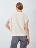 John Lewis ANYDAY Tape Yarn Knit Top, Cream