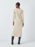 John Lewis ANYDAY Ribbed Knit Maxi Dress, Natural