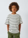 John Lewis Kids' Breton Stripe T-Shirt, Multi